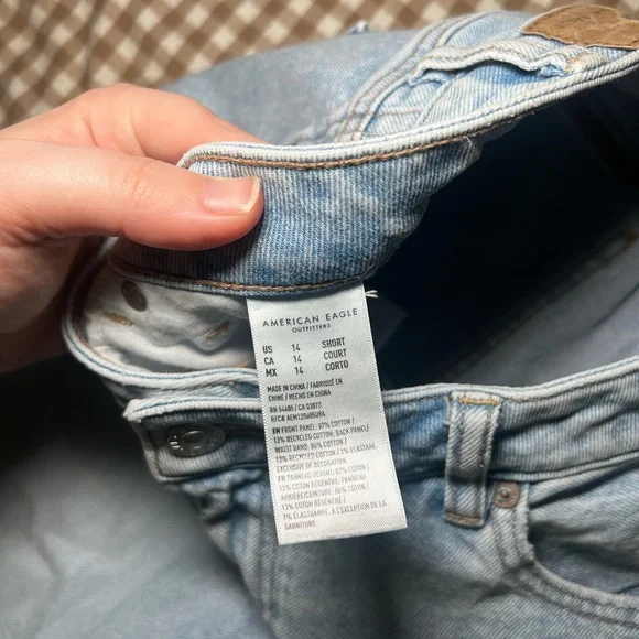 American Eagle Outfitters Light Blue Straight Men's Jeans - Picture 3 of 5